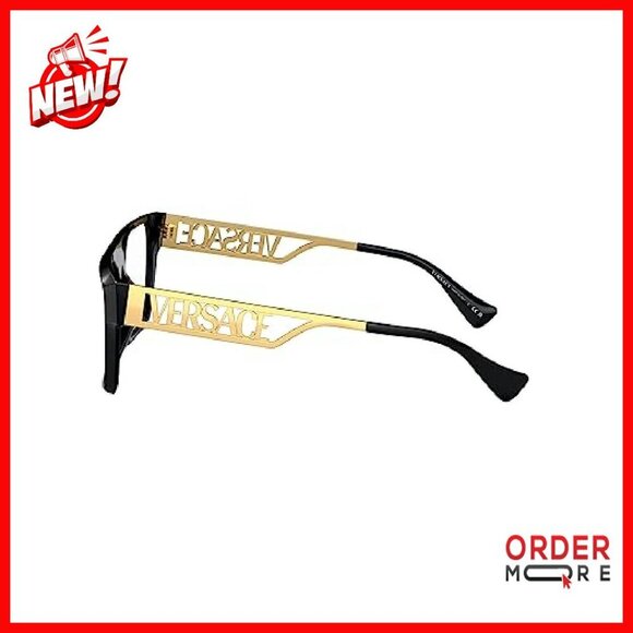 Unisex Rectangle Eyeglasses 55mm Plastic Frame Bold Style main image 4